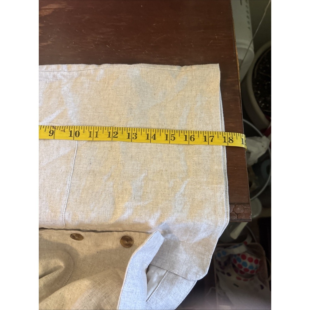 NEW Banana Republic Utility Cargo Mini Skirt Linen Blend Button Front Size 12 - Picture 7 of 8